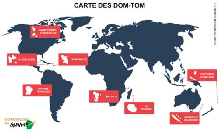 What are Dom Tom countries?