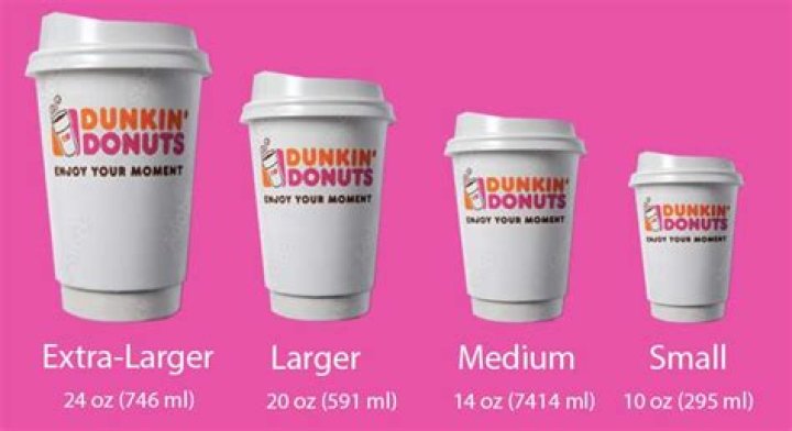 What are Dunkin Donuts sizes?
