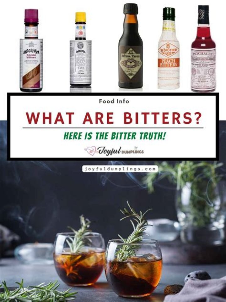What are in bitters?