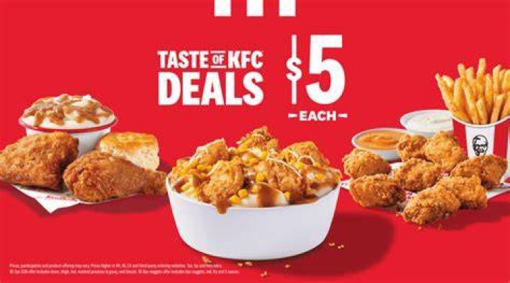 What are KFC specials right now?