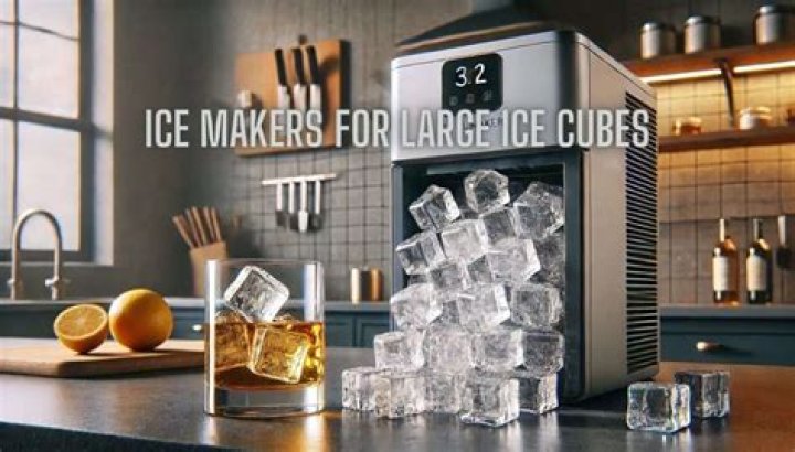 What are large ice cubes called?