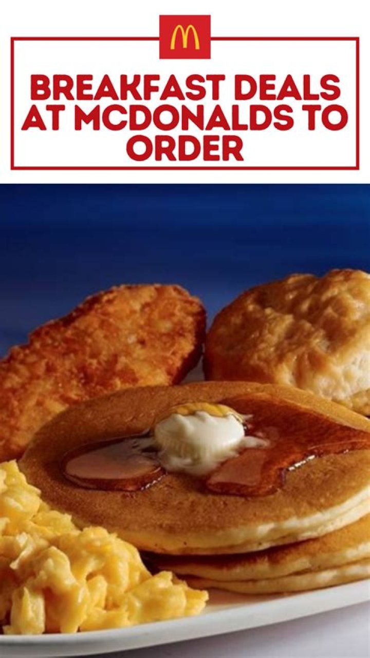 What are McDonald’s breakfast specials?