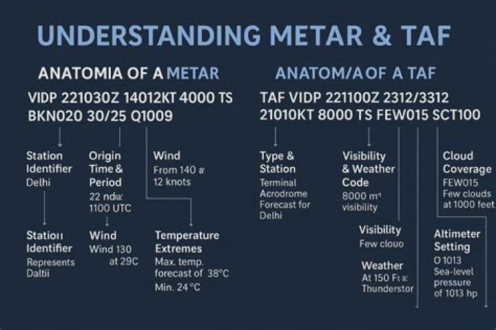 What are Metars and TAFS?