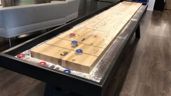What are Shuffleboards made of?