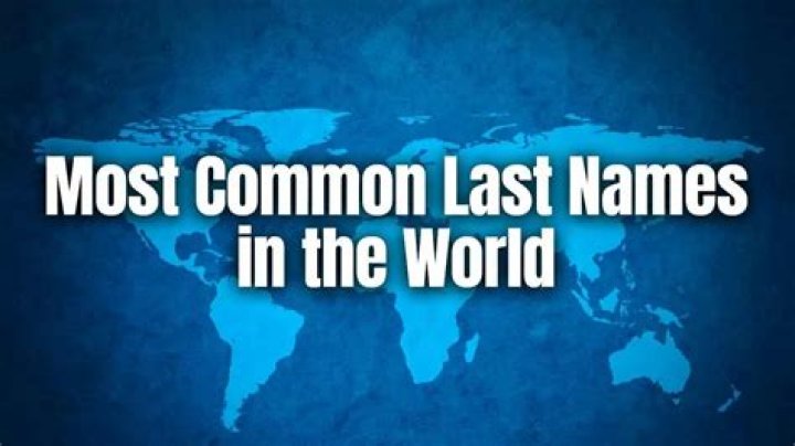 What are the 10 most common last names?