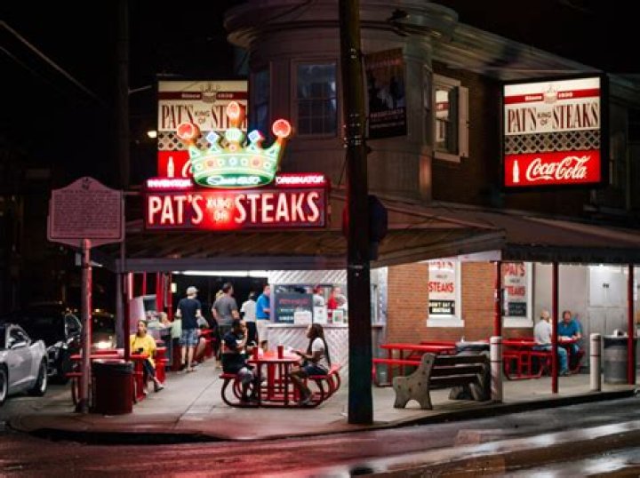 What are the 2 famous cheesesteak places in Philly?