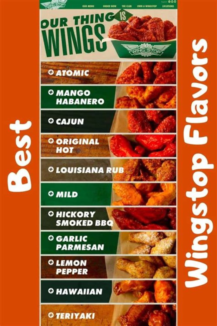 What are the 26 flavors at Buffalo Wild Wings?