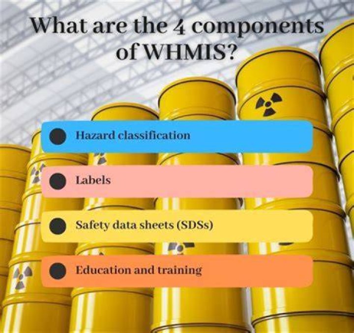 What are the 4 key elements of Whmis?