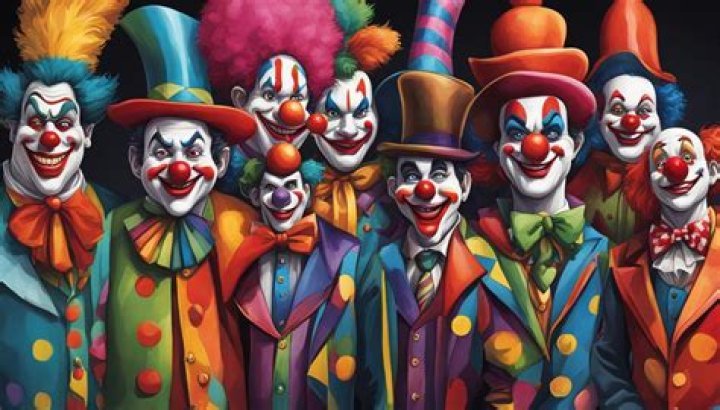 What are the 4 types of clowns?