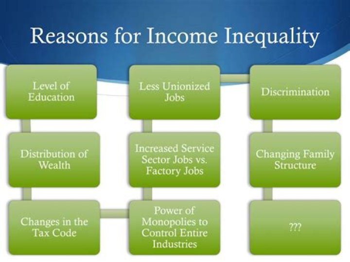 What are the 5 reasons for income inequality?