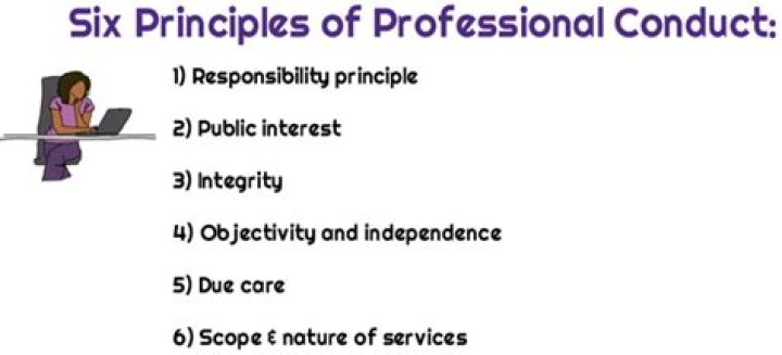 What are the 6 principles of the aicpa code of professional conduct?
