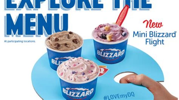 What are the five new Blizzard flavors?