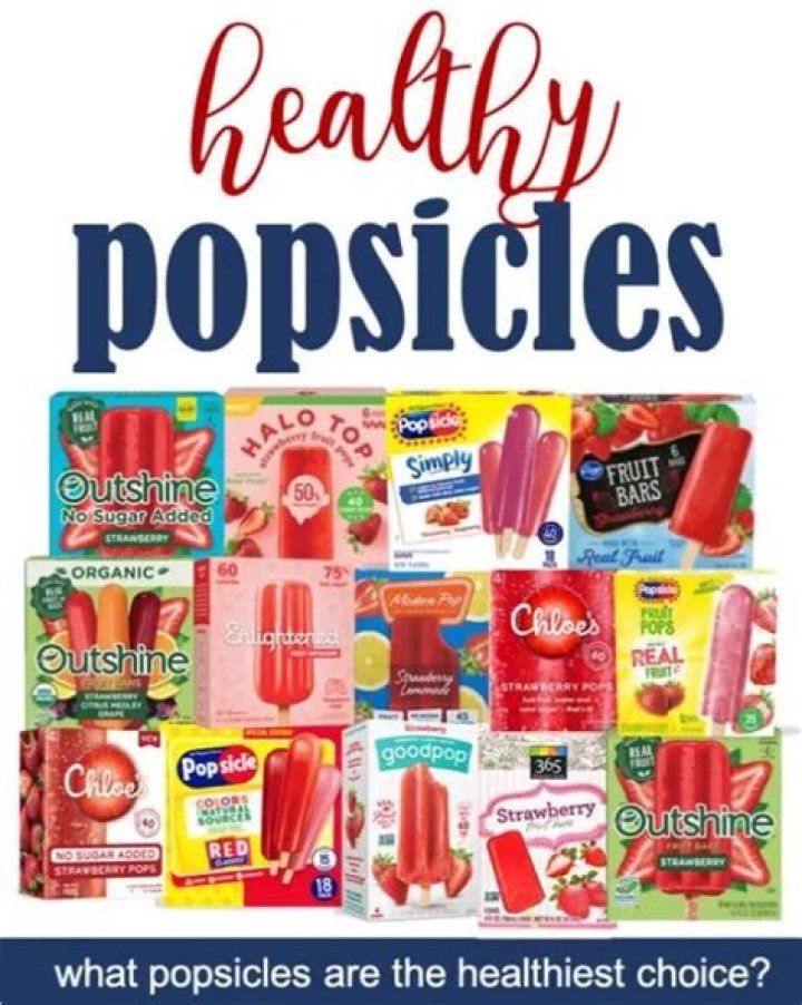 What are the healthiest popsicles?