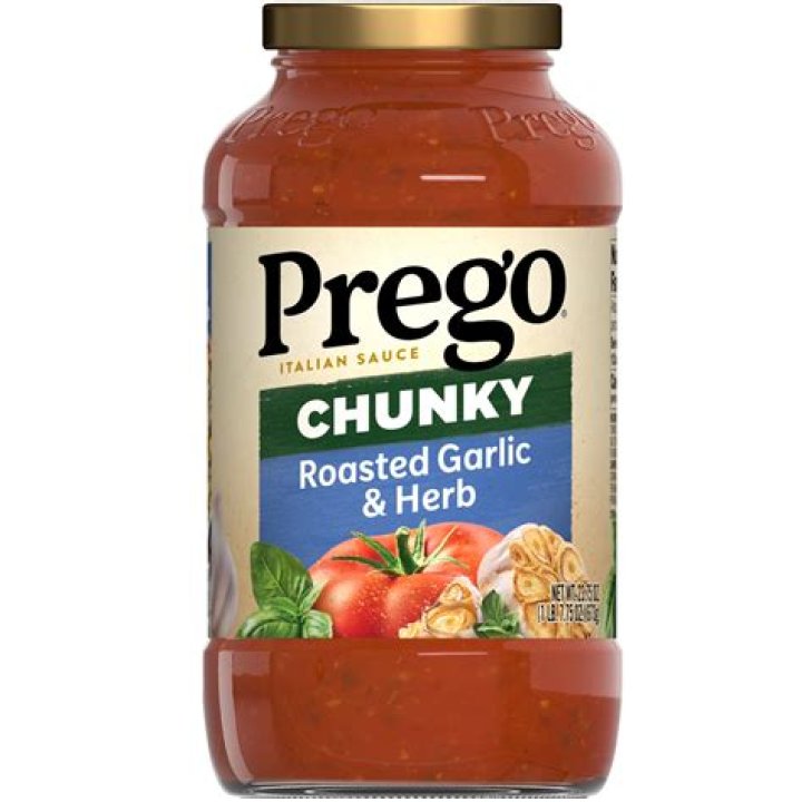 What are the ingredients in Prego sauce?
