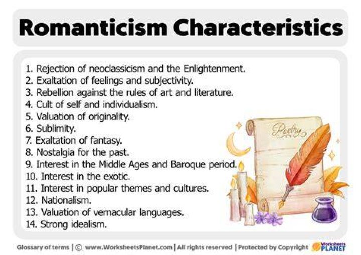What are the main features of romanticism?