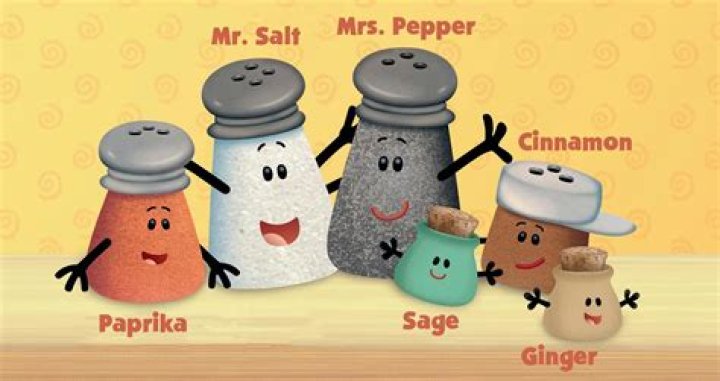 What are the names of Mr Salt and Mrs Pepper family?