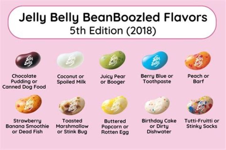 What are the nasty jelly bean flavors?
