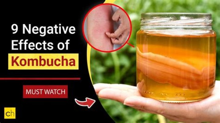 What are the negative effects of kombucha?