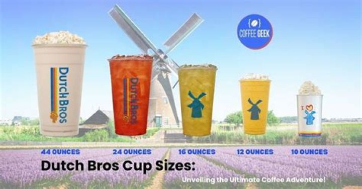 What are the sizes at Dutch Bros?
