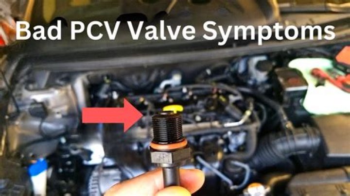 What are the symptoms of a bad PCV valve?
