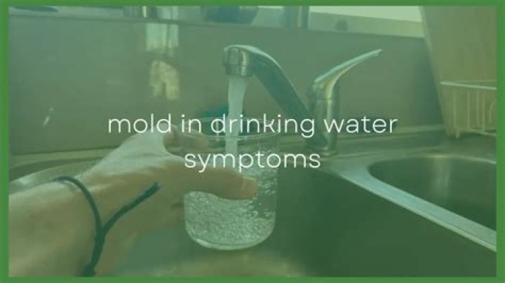 What are the symptoms of drinking moldy water?