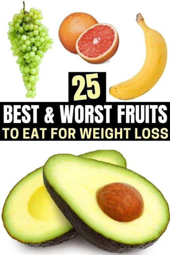 What are the worst fruits for weight loss?