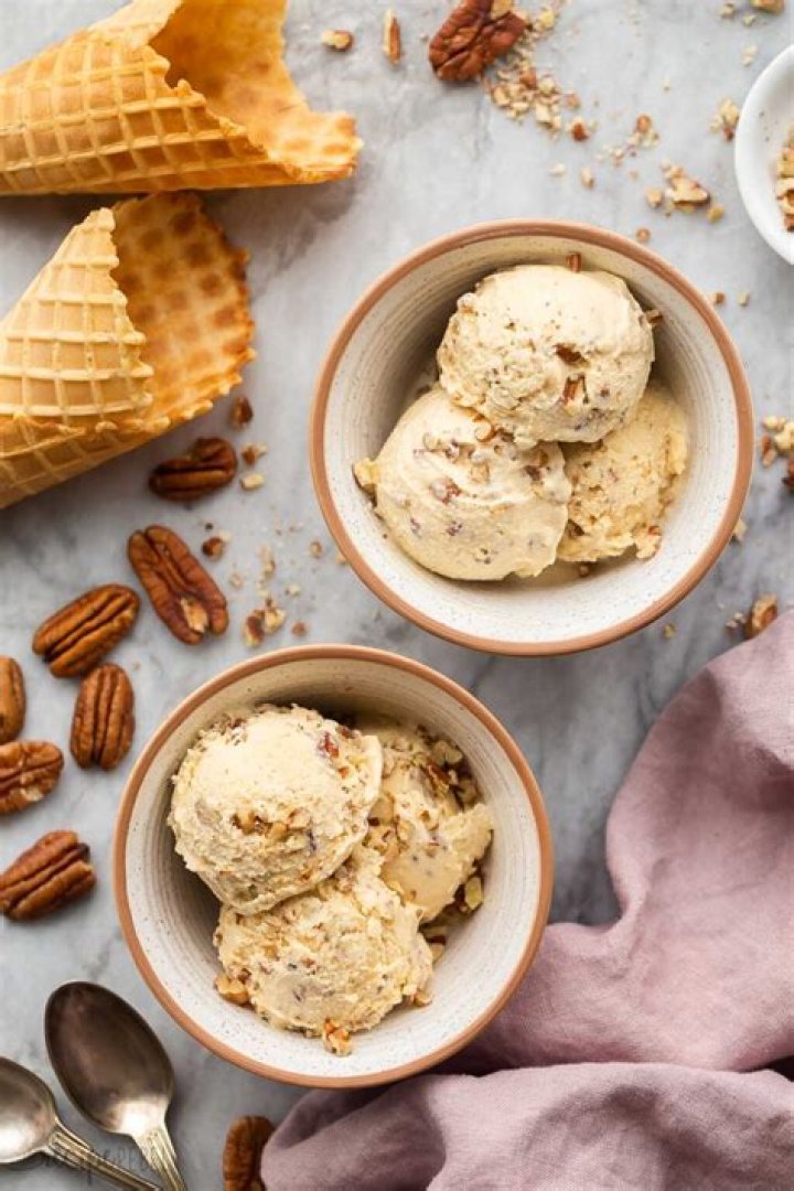 What brand of butter pecan ice cream has the most pecans in it?