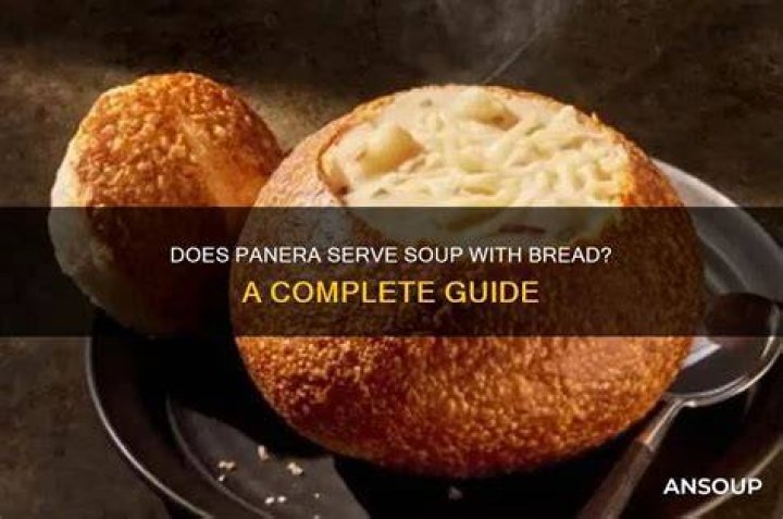 What bread does Panera serve with their soup?