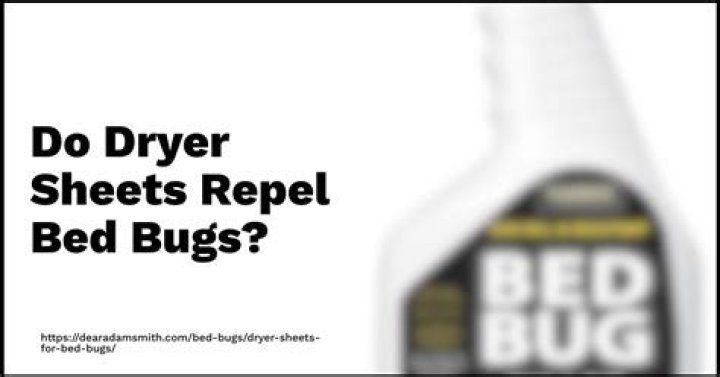 What bugs do dryer sheets repel?