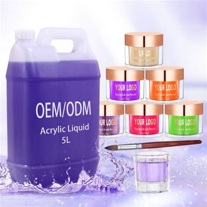 What can be substituted for acrylic liquid?