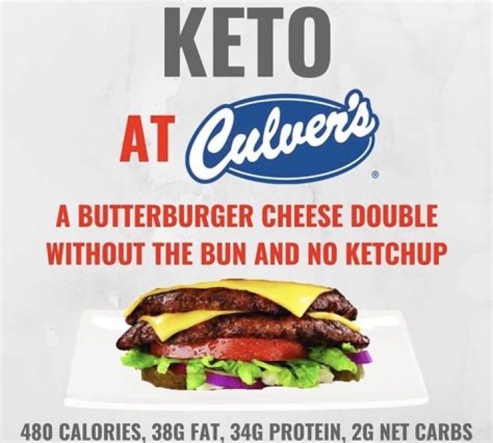 What can I eat keto at Culver’s?