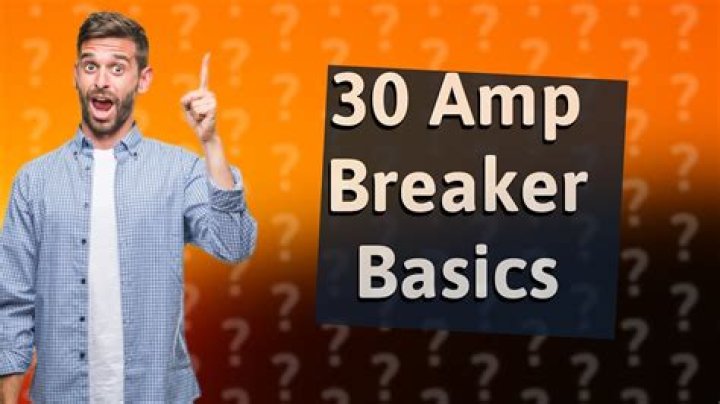 What can I run off a 30 amp breaker?