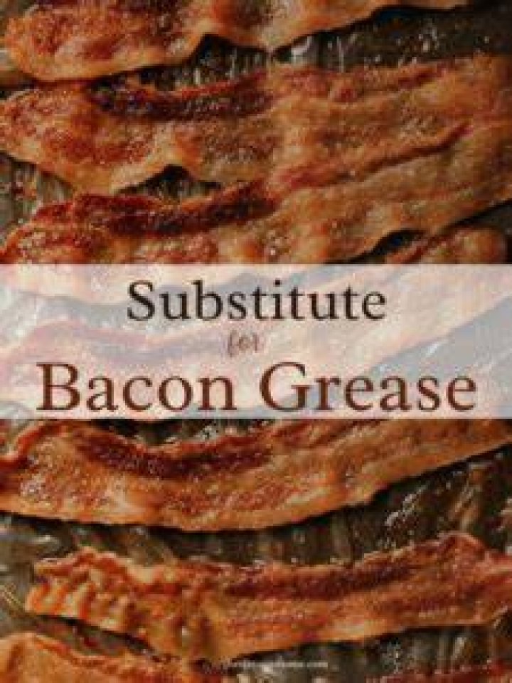 What can I substitute for bacon grease?