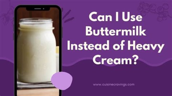 What can I use instead of buttermilk?