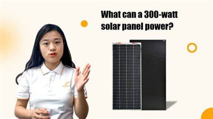 What can you power with 300 watts?