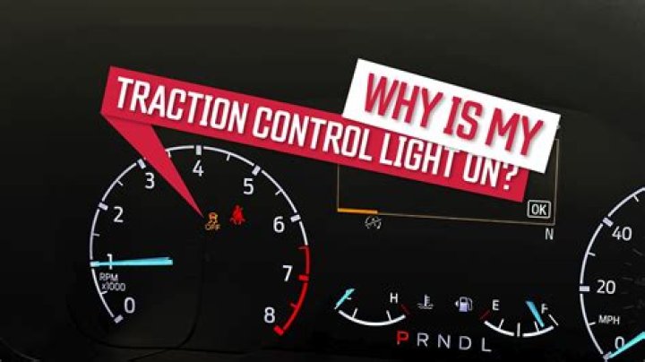 What causes the traction control light to come on?