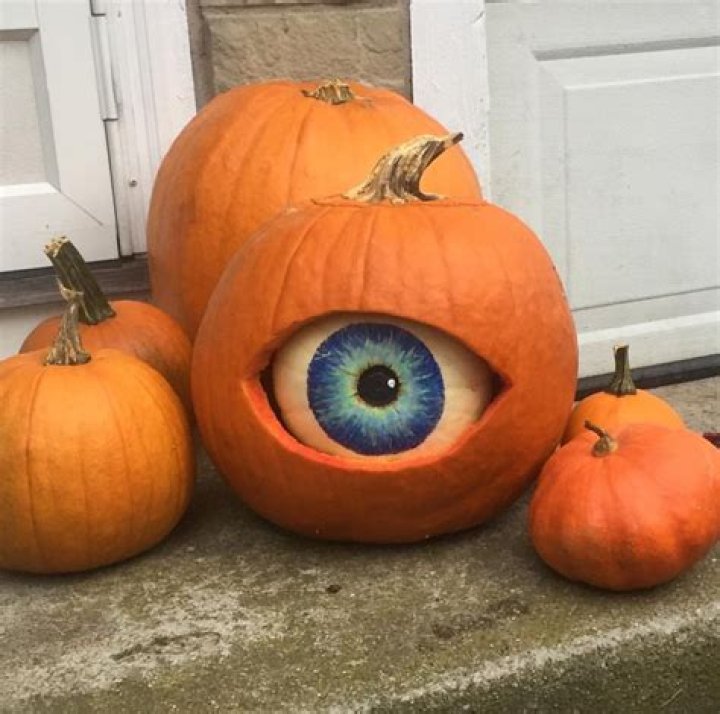 What color is inside a white pumpkin?