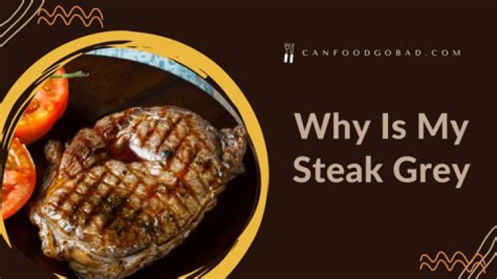 What color is steak when it goes bad?