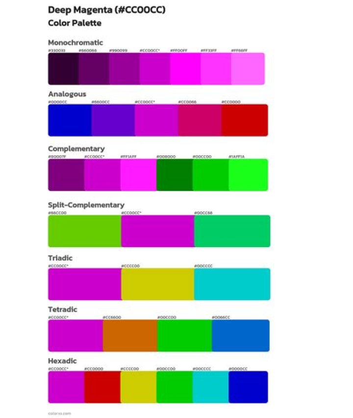 What Colours go with magenta?