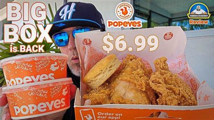 What comes in a $5 box at Popeyes?