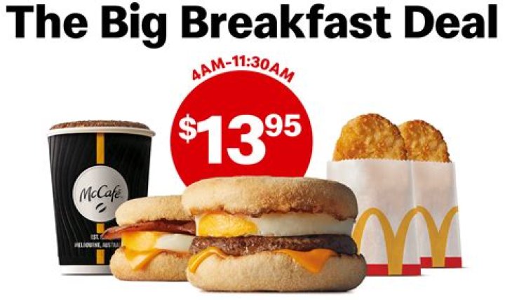 What comes in the big breakfast at McDonald’s?