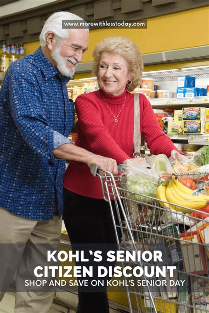 What day is senior discount day at Kohl’s Department Store?