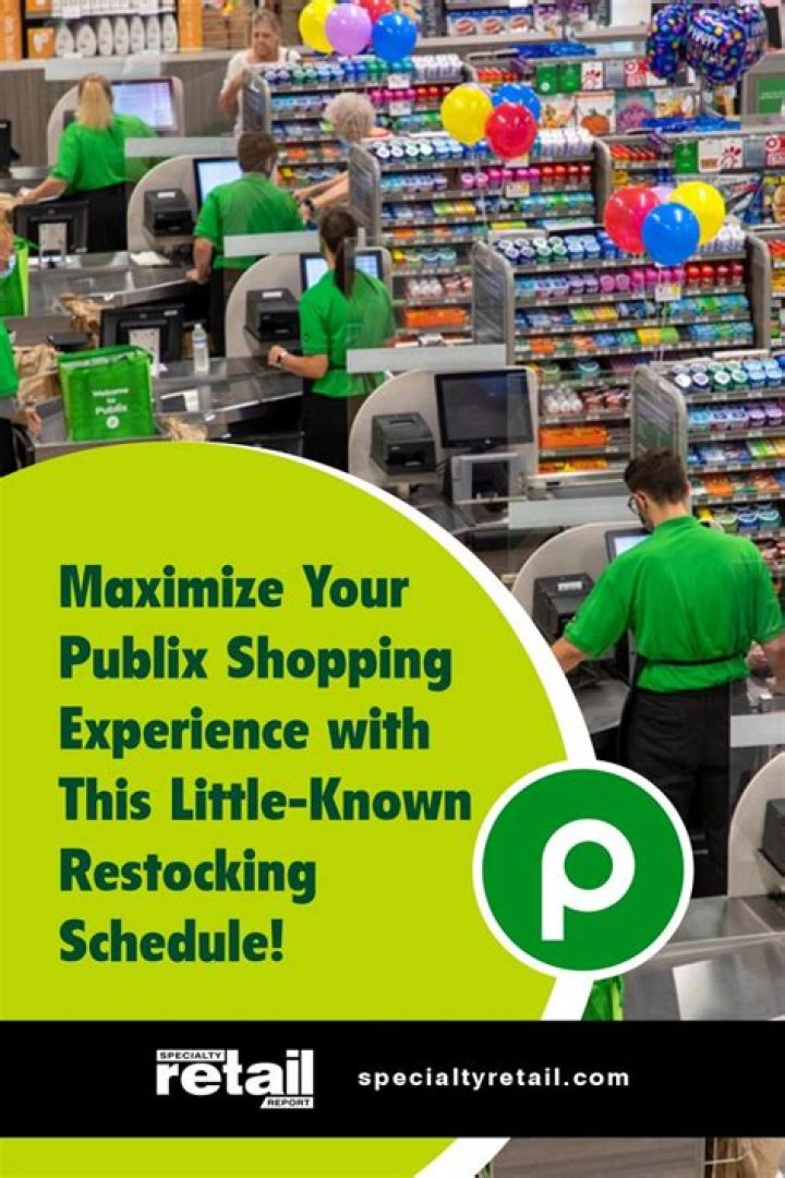 What day of week does Publix restock?