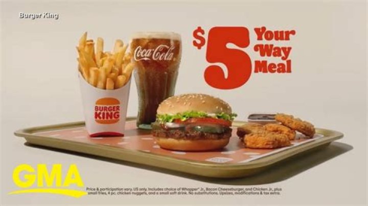 What deals do Burger King have?