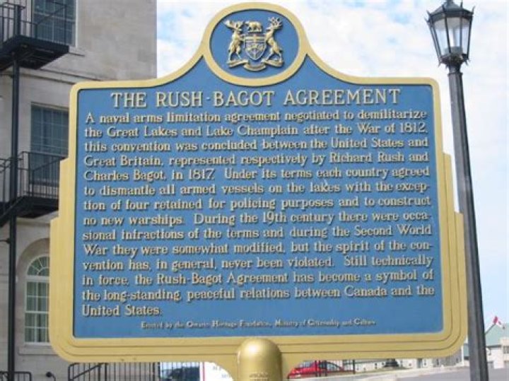 What did the Rush Bagot agreement do?