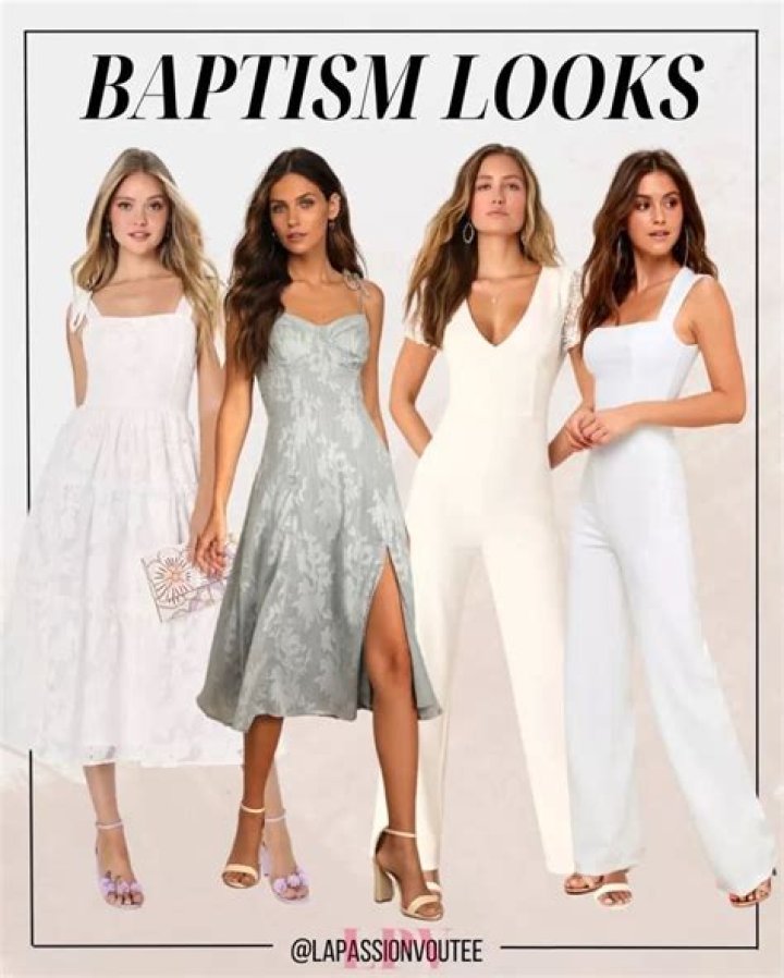 What do adults wear for Catholic baptism?