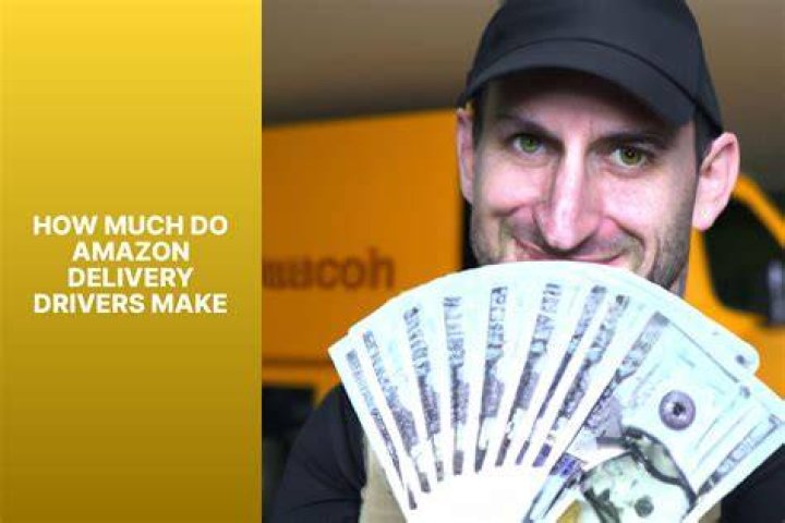 What do Amazon delivery drivers get paid?