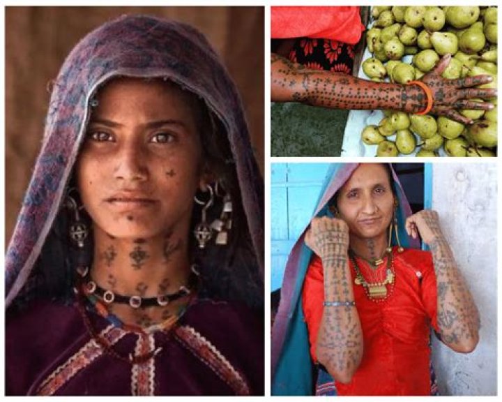 What do dot tattoos on face mean?