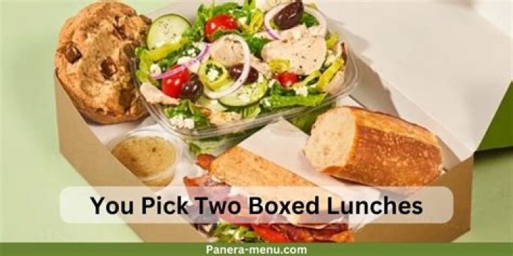 What do Panera boxed lunches come with?