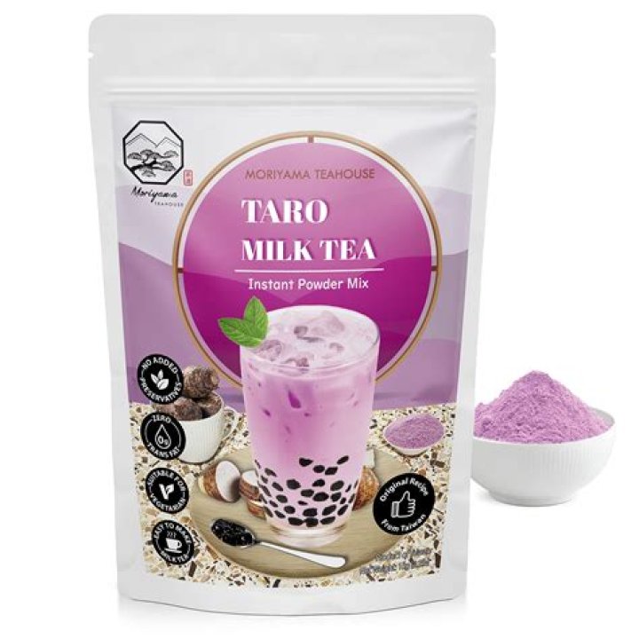 What do you mix taro powder with?